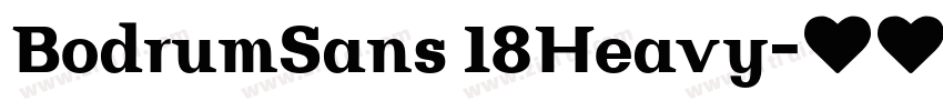 BodrumSans 18Heavy字体转换 BodrumSans 18Heavy字体转换